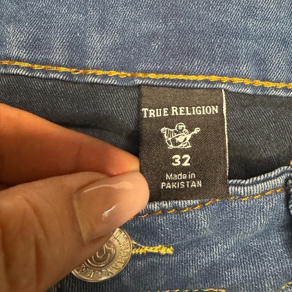 TRUE RELIGION DREAMCATCHER STELLA Mid RISE SKINNY Curvy JEANS 32. - Picture 11 of 11